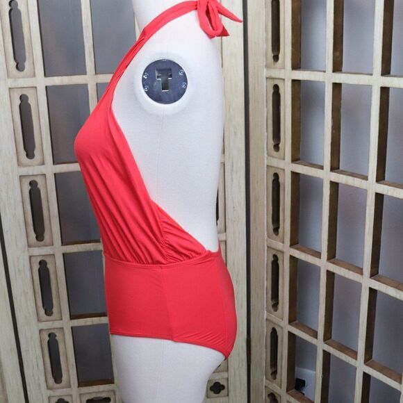 ENVYA Kaleen Front Cross Halter Neck One-Piece Size S New - Picture 9 of 13